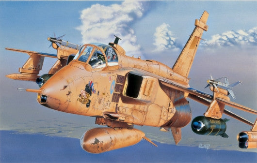 Italeri Aircraft 1/72 Jaguar GR1 Ground Attack Fighter/Bomber Kit