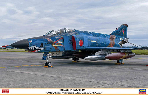 Hasegawa Aircraft 1/48 RF4E Phantom II 501Sq. Final Year 2020 Recon Aircraft Ltd Edition Kit