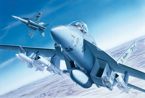 Italeri Aircraft 1/72 F/A18E Super Hornet Aircraft Kit