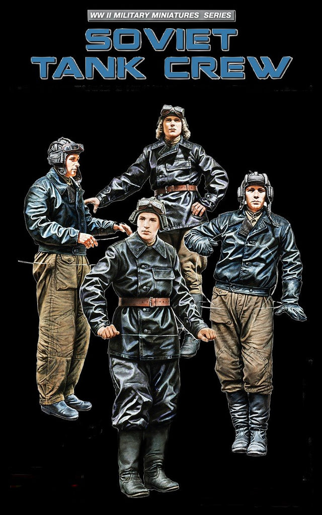 MiniArt Models 1/35 Soviet Tank Crew (for Flame & Heavy Tanks of Breakthrough) (New Tool) Kit