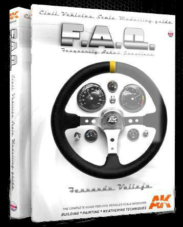 AK Interactive 	FAQ Civil Vehicles Scale Modeling Guide Book