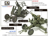 AFV Club Military 1/35 Bofors 40mm Anti-Aircraft M1 Gun Kit