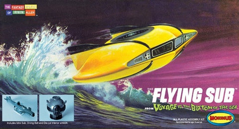 Moebius Models Sci-Fi Voyage to the Bottom of the Sea: Mini Flying Sub & Diving Bell Kit