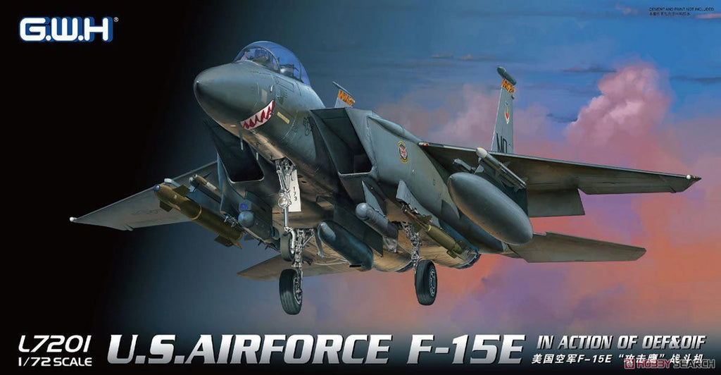 Lion Roar Aircraft 1/72 USAF F15E in Action OEF & OIF Fighter Kit