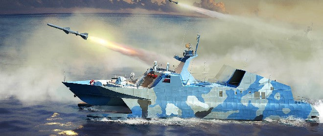 Trumpeter Ship Models 1/144 PLA Chinese Navy Type 22 Missile Boat Kit