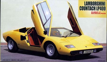 Fujimi Car Models 1/24 Lamborghini Countach LP400 Sports Car Kit