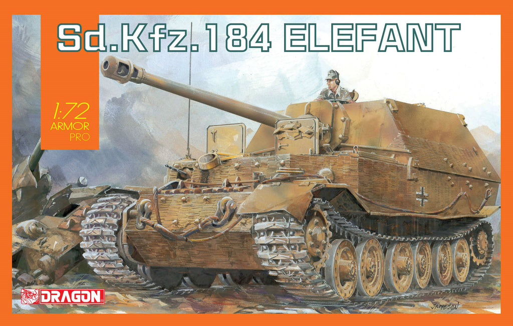 Dragon Military 1/72 SD.Kfz.84 Elefant Kit