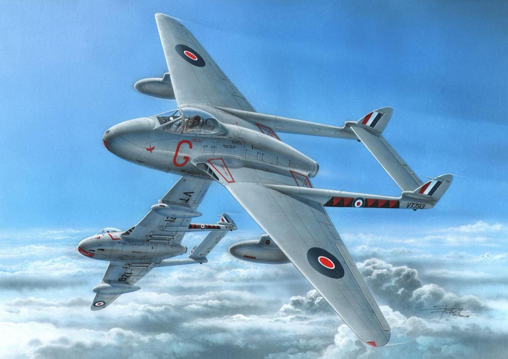 Special Hobby Aircraft 1/72 DH 100 Vampire Mk 3 Jet Fighter Kit