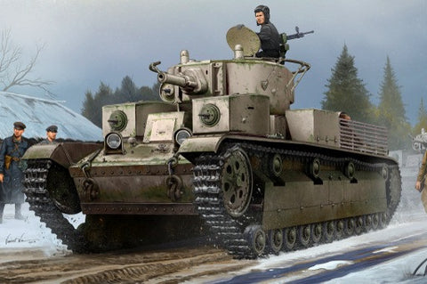 Hobby Boss Military 1/35 Soviet T-28 Tank Riveted Kit