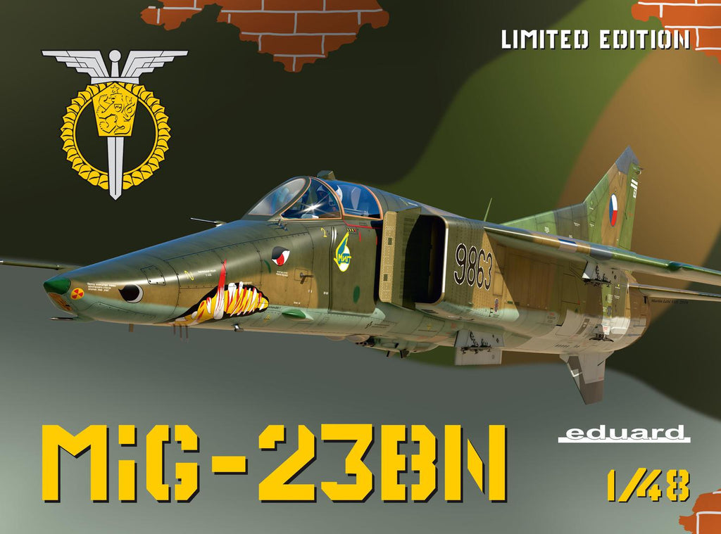 Eduard Aircraft 1/48 MiG23BN Fighter Ltd. Edition Kit