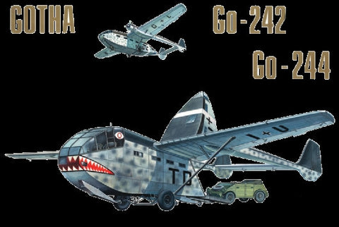 Italeri Aircraft 1/72 Gotha GO242/244 Cargo Glider Kit