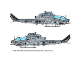 Academy Aircraft 1/35 AH1Z Shark Mouth USMC Attack Helicopter Kit (New Tool)