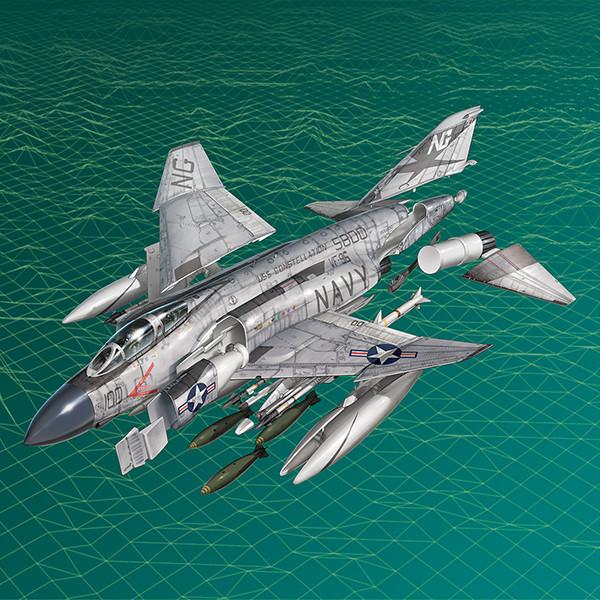 Academy Aircraft 1/72 F4J Showtime 100 USN Fighter Snap Kit