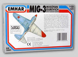 Emhar Aircraft 1/72 WWII MiG3 Russian Fighter Kit