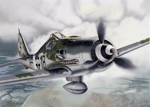 Italeri Aircraft 1/72 Fw190D9 Fighter w/Figure Kit