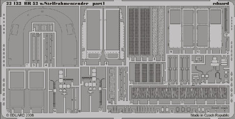 Eduard Details 1/72 Armor- BR52 w/Steifrahmentender Pt 1 for TSM