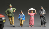 Meng Military Models 1/35 Middle Eastern Citizens Figure Set (4 Figures) Kit