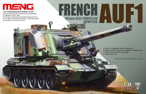 Meng Military Models 1/35 French AUF1 155mm Self-Propelled Howitzer Kit