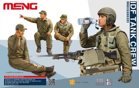 Meng Military Models 1/35 Israeli Tank Crew Figure Kit