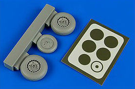 Aires Hobby Details 1/48 Me262A/B Wheels & Paint Masks For HBO