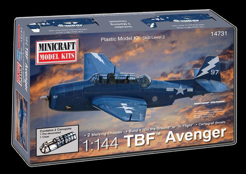 Minicraft Model Aircraft 1/144 TBM Avenger Aircraft Kit