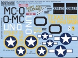 Warbird Decals 1/48 P38 Happy Jacks Go Buggy, Texas Terror/Mad Dash