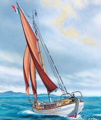 Heller Ships 1/60 Cotre Kurun Single Masted Sailing Yacht Kit
