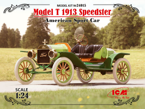 ICM Military 1/24 American Model T 1913 Speedster Sports Car Kit