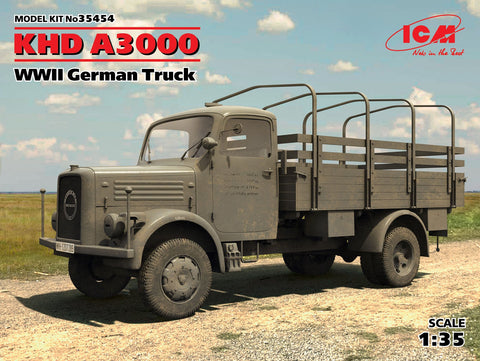 ICM Military 1/35 WWII German KHD A3000 Army Truck Kit