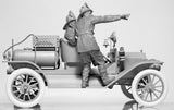 ICM Military 1/24 Model T 1914 Fire Truck w/2 Crew Kit