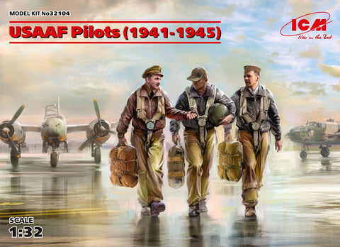 ICM Military 1/32 USAAF Pilots 1941-1945 (3) Kit