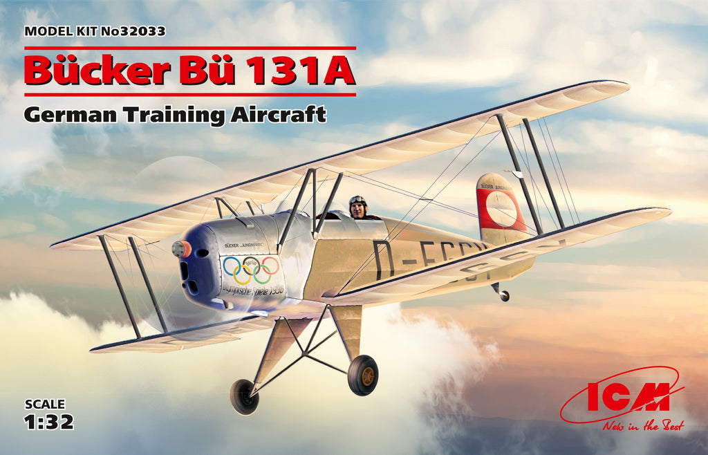 ICM Aircraft 1/32 German Bucker Bu131A Training Aircraft Kit