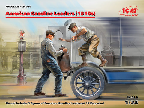 ICM Military 1/24 American Gasoline Loaders 1910's (2) (New Tool) Kit