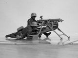 ICM Military 1/35 WWII German MG08 Machine Gun Team (2) (New Tool) Kit