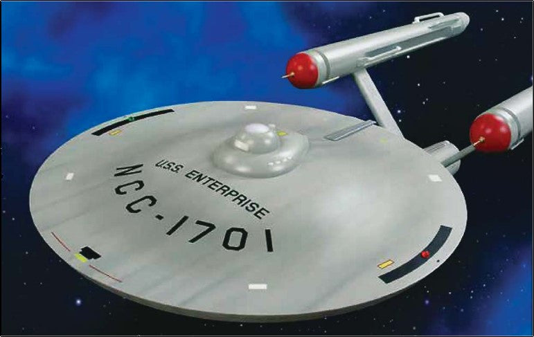 AMT Sci-Fi Models 1/350 Star Trek TOS USS Enterprise Smooth Saucer Kit