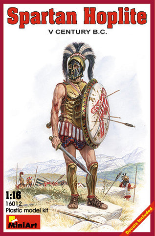 MiniArt Military 1/16 V Century BC Spartan Hoplite Kit