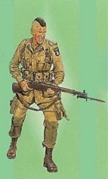 Dragon Military Models 1/16 Screaming Eagle Soldier w/Rifle Normandy 1944 Kit