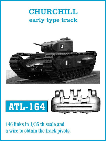 Friulmodel Military 1/35 Churchill Early Track Set (164 Links)