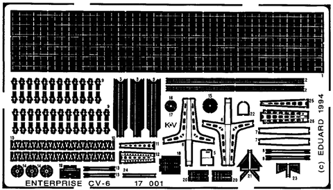 Eduard Details 1/700 Ship- USS Enterprise for TAM