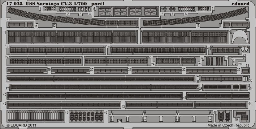 Eduard Details 1/700 Ship- USS Saratoga CV3 for TSM