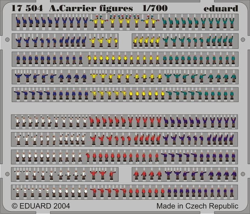 Eduard Details 1/700 Ship- Aircraft Carrier Figures (Painted)