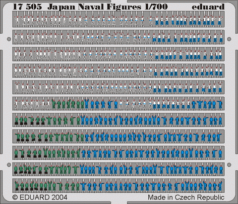 Eduard Details 1/700 Ship- IJN Figures (Painted)