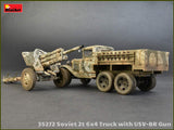 MiniArt Military 1/35 WWII Soviet 2-Ton 6x4 Truck & 76mm USV-BR Gun (New Tool) Kit