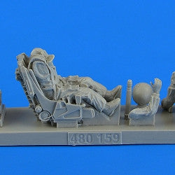 Aerobonus Details 1/48 Su27 Flanker Soviet Fighter Pilot w/Ejection Seat for ACY Resin Kit