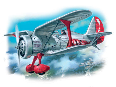 ICM Aircraft 1/72 Soviet I15 BiPlane Fighter Kit