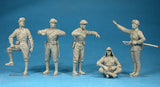 MiniArt Military Models 1/35 Japanese Tank Crew (5) Kit