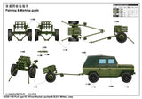 Trumpeter Military Models 1/35 PLA Type 63 107mm Rocket Launcher & BJ212 Military Jeep Kit
