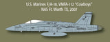 Minicraft Model Aircraft 1/72 F/A18CF18 Hornet USN Fighter Kit