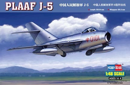 Hobby Boss Aircraft 1/48 Chinese PLAF J-5 Fighter Kit