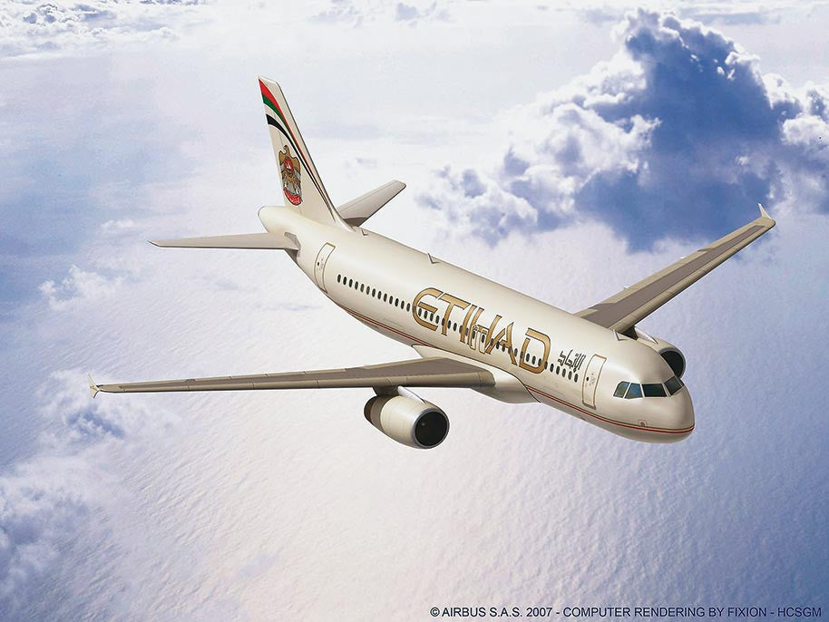 Revell Germany Aircraft 1/144 Airbus A320 Etihad Aircraft Kit